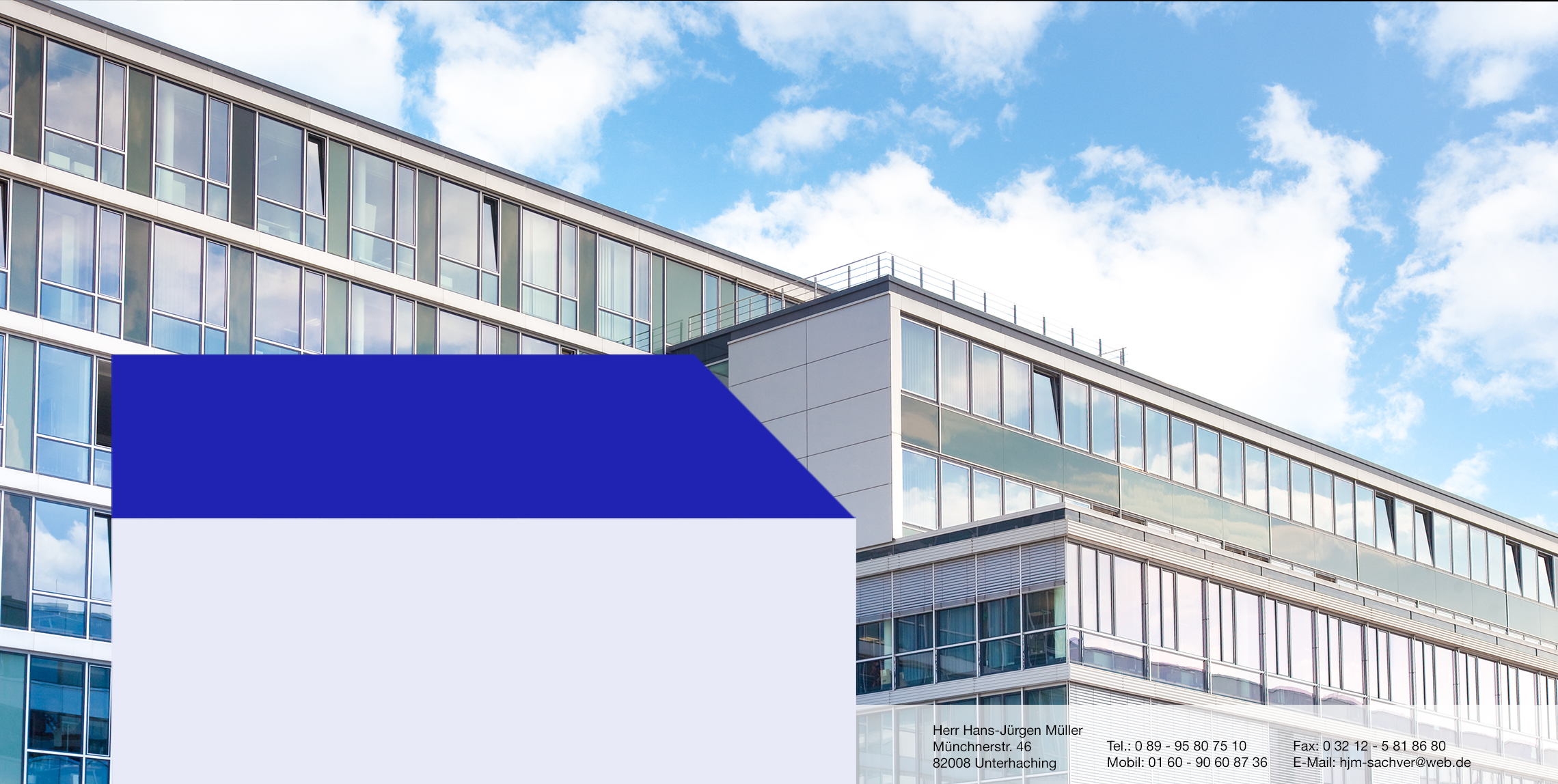 Glasgebäude Großes Glasgebäude
